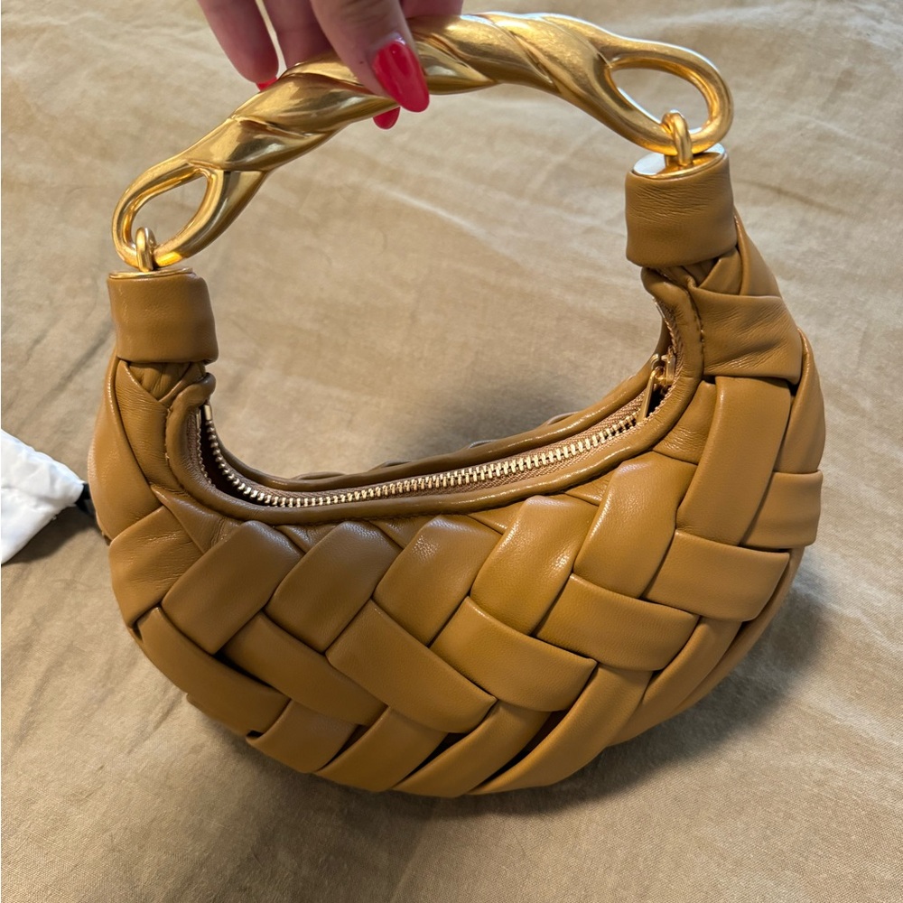 JW Pei Orla Weave Handbag- brown